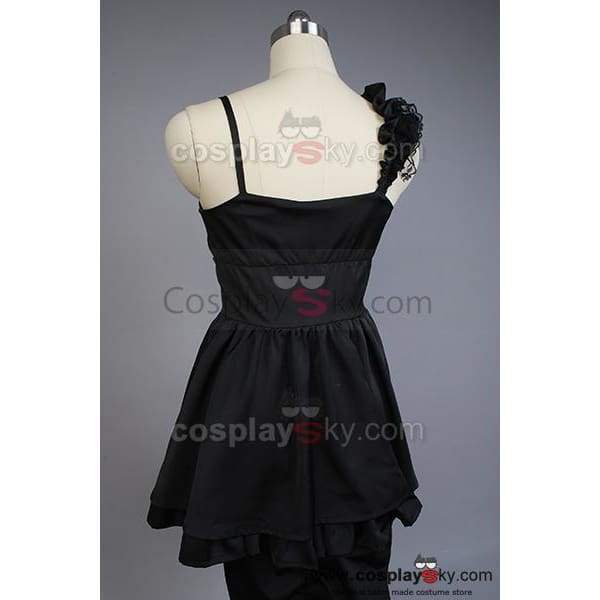 Vocaloid Deep Sea Girl Miku Black Lace Dress Costume