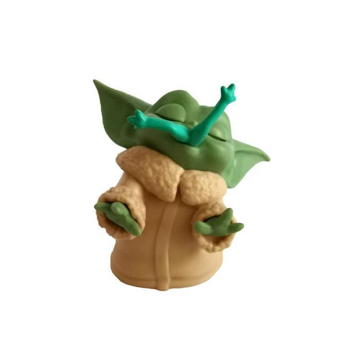 5Pcs/Set The Mandalorian Baby Yoda Grogu Figure Action Toys Kids Gifts