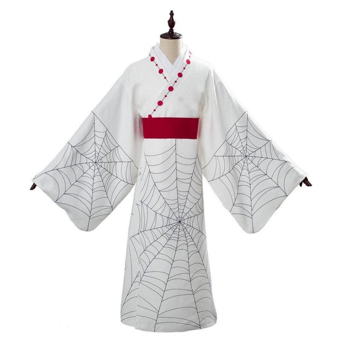 Spider Demon Slayer: Kimetsu No Yaiba Cosplay Lower Moon Five Rui Costume Web Suit Cosplay Costume