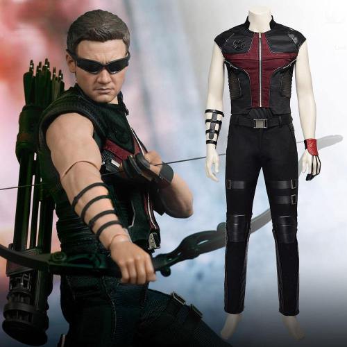 The Avengers Hawkeye Cosplay Costume Full Suit Any Size