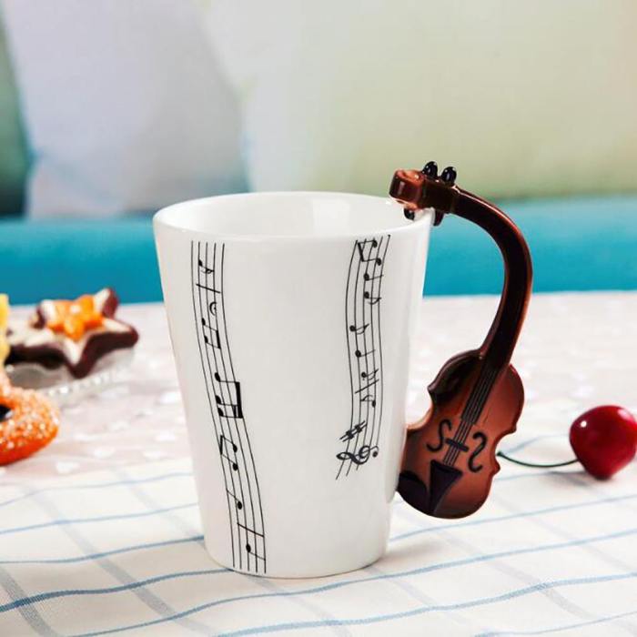 Creative Musical Instrument Ceramic Mug