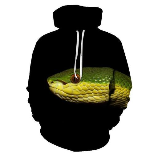 Mysterious Snake Face 3D - Sweatshirt, Hoodie, Pullover