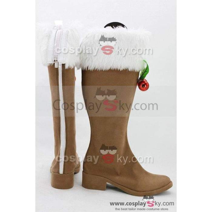 Vocaloid Snow Miku Boots Cosplay Shoes