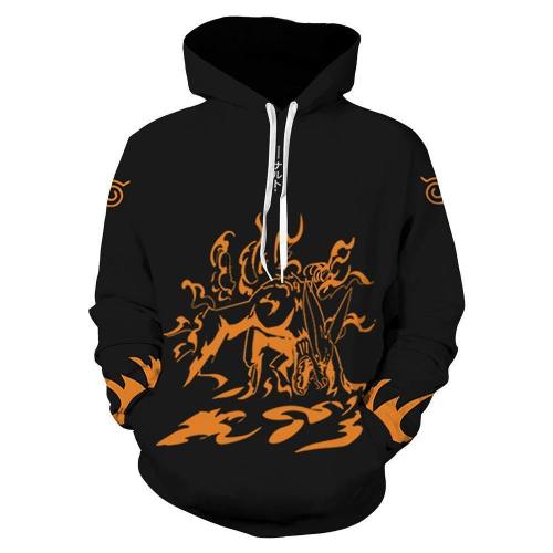 Unisex Uzumaki Naruto Hoodies Naruto Pullover 3D Print Jacket Sweatshirt