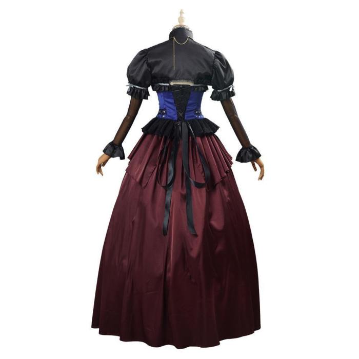 Game Final Fantasy Vii Remake Cloud Strife Women Dress Outfit Cosplay Costume