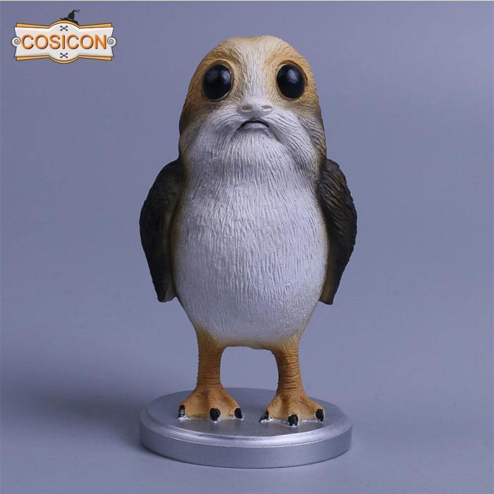 Star Wars The Last Jedi Porg Action Figure Cosplay Porg Toy Doll Christmas Gift Resin