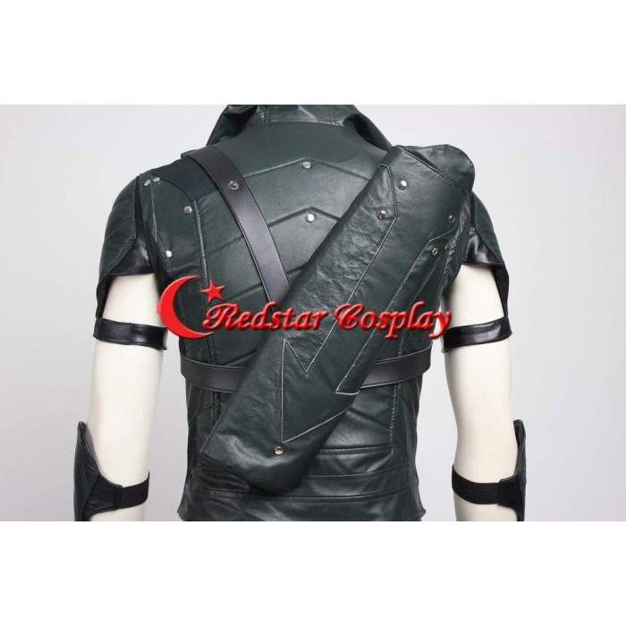 Green Arrow Season 4 Oliver Queen Cosplay Costume Suit Outfit Uniform