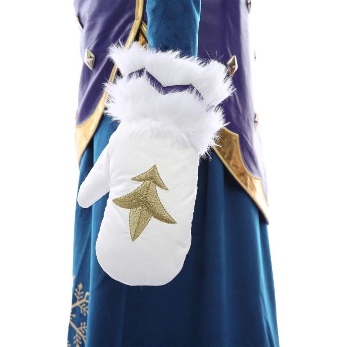 League Of Legends Soraka Snowdown Skin Outfit Cosplay Costume Female