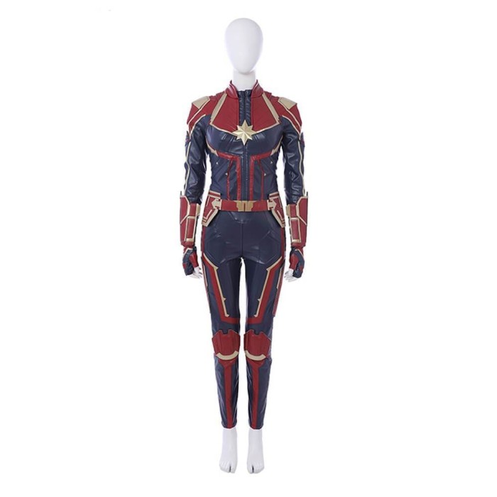 Captain Marvel Carol Danvers Superhero Female Cosplay Suits