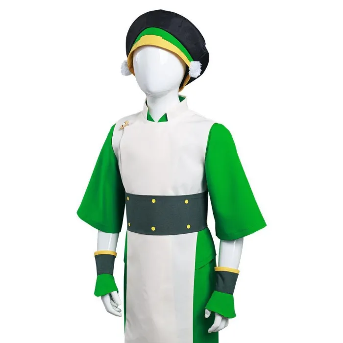 Avatar: The Last Airbender Toph Bengfang Kids Children Vest Pants Outfits Halloween Carnival Suit Cosplay Costume