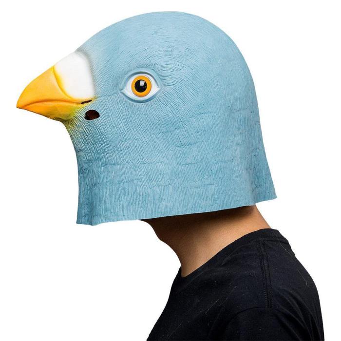 Giant Bird Halloween Animal Latex Helmet Full Face Adult Cosplay Props