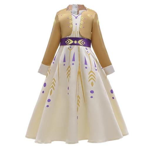 Frozen 2 Cosplay Queen Elsa Dresses Elsa Elza Costumes Princess Anna Dress Girls Christmas Gift