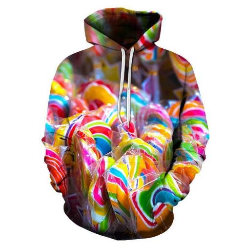 Rainbow Candy 3D - Sweatshirt, Hoodie, Pullover