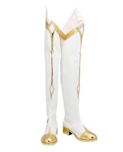 Genshin Impact Traveler Geo Boots Halloween Costumes Accessory Cosplay Shoes
