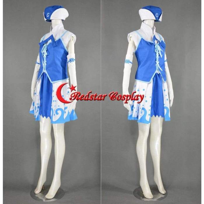 Juvia Loxar Cosplay Costume From Anime Fairy Tail - Costume Made In Any Size