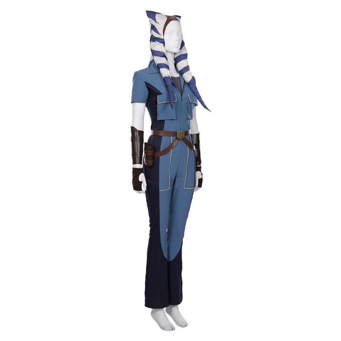 Star Wars: The Clone Wars Season 7-Ahsoka Tano Overalls Halloween Carnival Costume Cosplay Costume