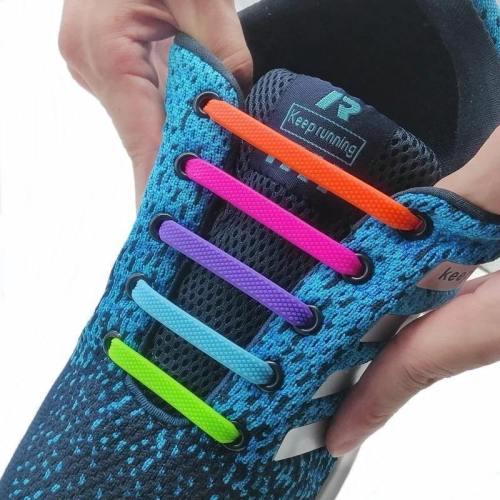 Colorful Elastic Silicone Shoelaces