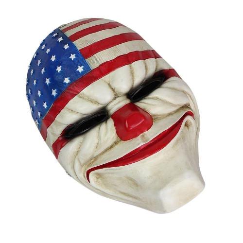 Payday 2 The Heist Joker Clown Mask Halloween Cosplay Prop