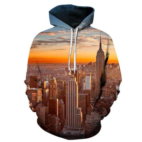 York At Sunrise 3D - Sweatshirt, Hoodie, Pullover