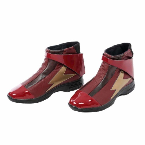 Justice League The Flash Costume Halloween Party Men Cosplay Boots