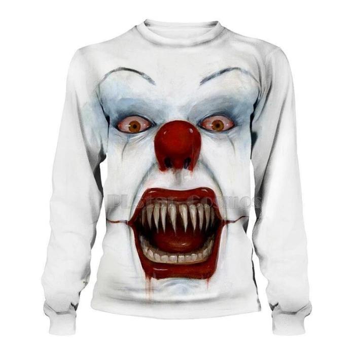 Cosmos Horror Movies It Chapter 2 Red Devil Halloween 3D Hoodies/Sweatshirt Winter Autumn Harajuku Streetwear-13