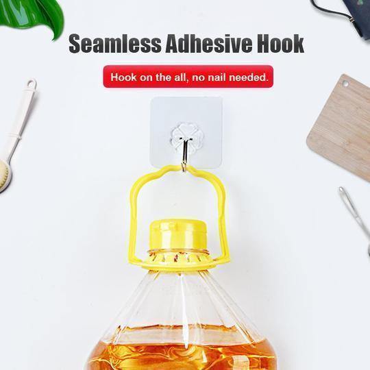 Seamless Adhesive Hook (10 Pcs)
