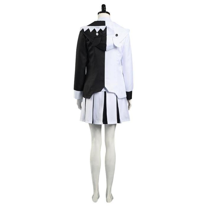 Danganronpa Monokuma Shirt Skirt Uniform Outfits Halloween Carnival Suit Cosplay Costume
