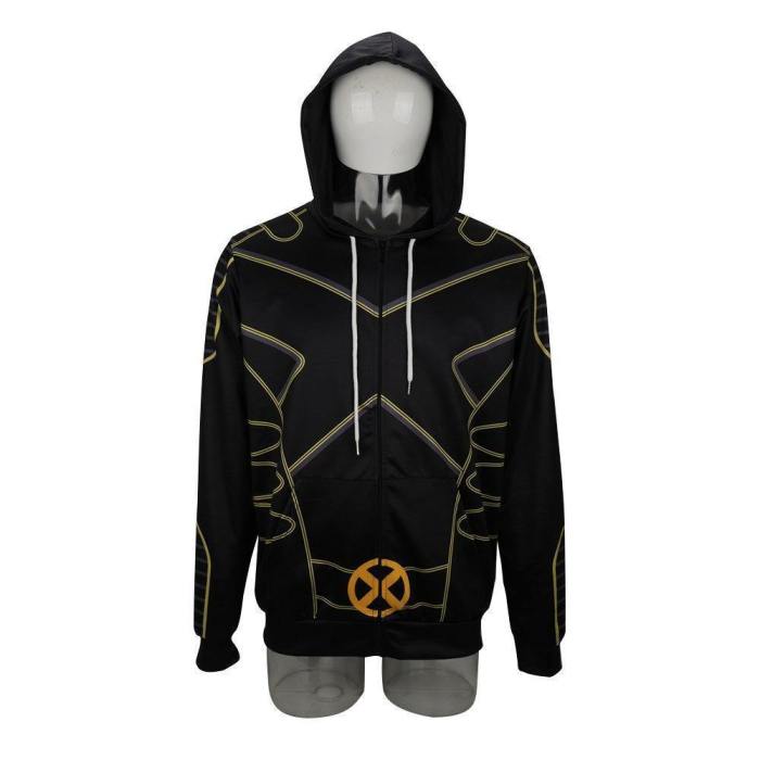 New X-Men The Gifted Hoodies Cosplay Costume Men Adult Jacket Sweatershirts Man Outfit Coat Dc Movies Halloween Party Prop