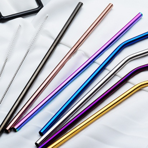 Stainless Steel Straight Or Bent Straws (4- Or 8-Pack) - Bfcm