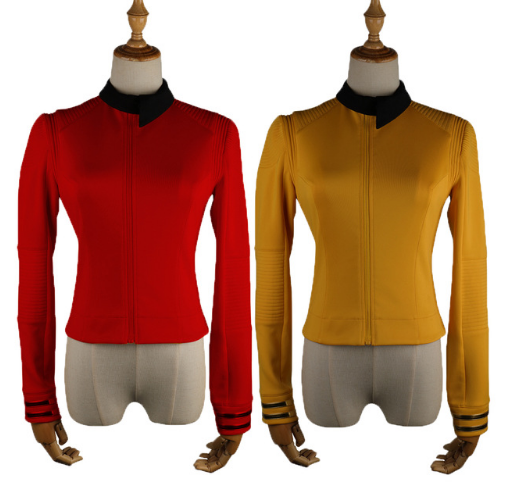New Star Trek Discovery Season 2 Costume Female Top Starfleet Commander Uniform With Badge Woman Costumes Adult Cosplay Costume