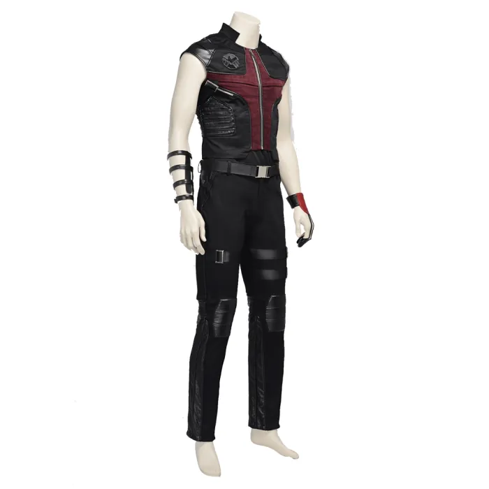 The Avengers Hawkeye Costume Clinton Barton Halloween Cospla Basic Suit