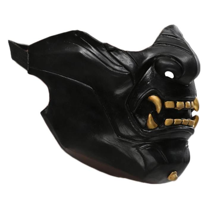 Ghost Of Tsushima Latex Face Cover Halloween Cosplay Accessories