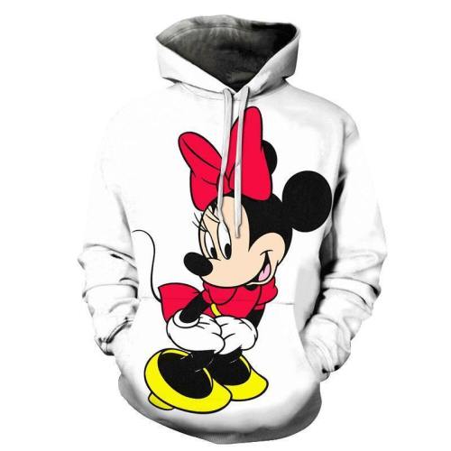 Happy Minnie Mouse Cartoon 3D - Sweatshirt, Hoodie, Pullover