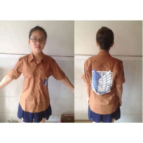 New Attack on Titan Shingeki no Kyojin Recon Corps Cosplay Shirt