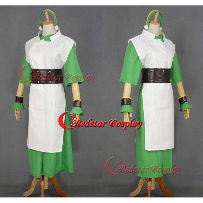 Avatar The Last Airbender Toph Beifong Cosplay Costume  Handmade