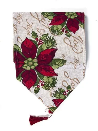 Embroidered Christmas Table Runner Christmas Decoration