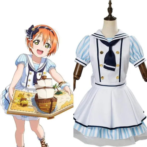 Lovelive Rin Hoshizora Cosplay Costume Ssr Pirate Ver