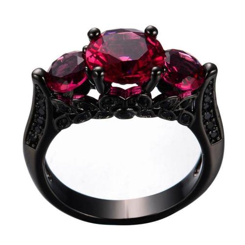 Black Gold-Filled  Pink Ring Version 3.0
