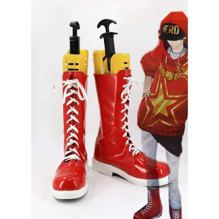 Persona 5 P5 Goro Akechi Crow Cosplay Shoes Boots