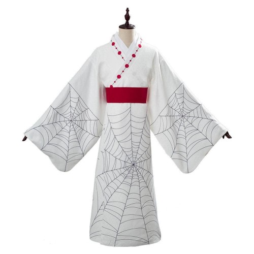 Spider Web Lower Moon Five Rui Costume Demon Slayer: Kimetsu No Yaiba Outfit Cosplay Costume