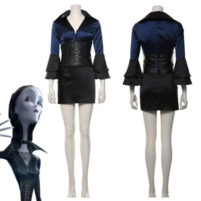 The Addams Family Morticia Uniform Cosplay Costume