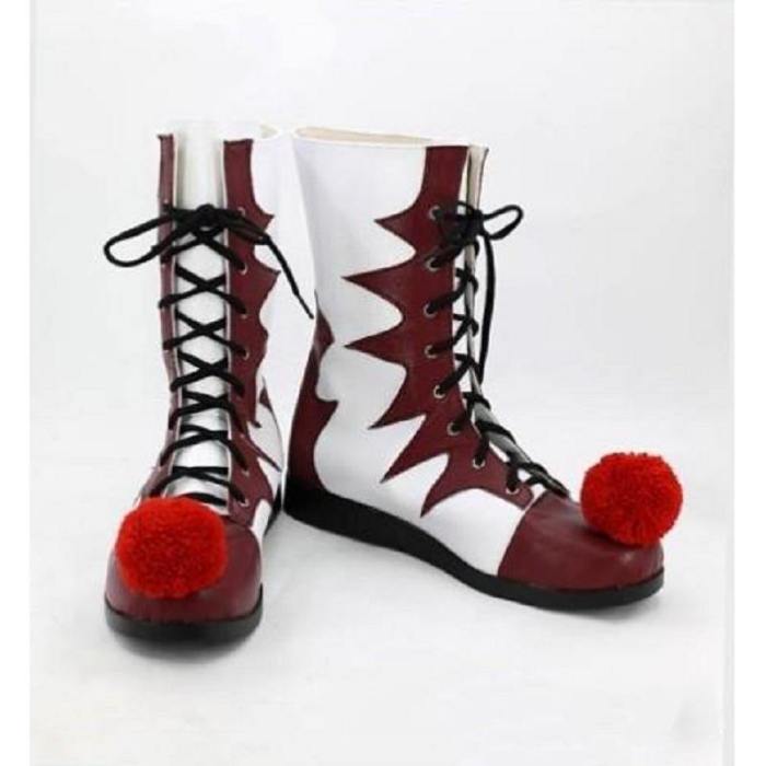 Stephen King'S It Costume Joker Cosplay Pennywise Shoes Game Boots For Halloween Carnival Party