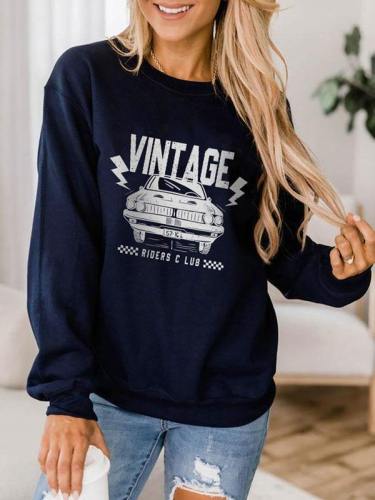 Riders Club Graphic Vintage Sweatshirt