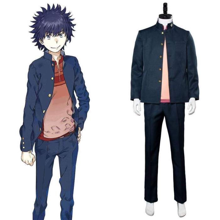 A Certain Magical Index Scientific Railgun Season 3 Toma Kamijo Touma Kamijou Cosplay Costume