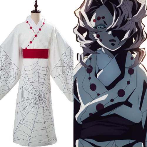 Spider Demon Slayer: Kimetsu No Yaiba Cosplay Lower Moon Five Rui Costume Web Suit Cosplay Costume