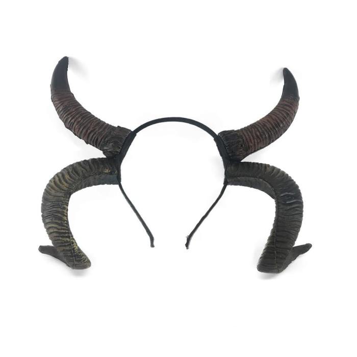 Antelope Sheep Horn Headband Cosplay Antler Headwear Halloween Props