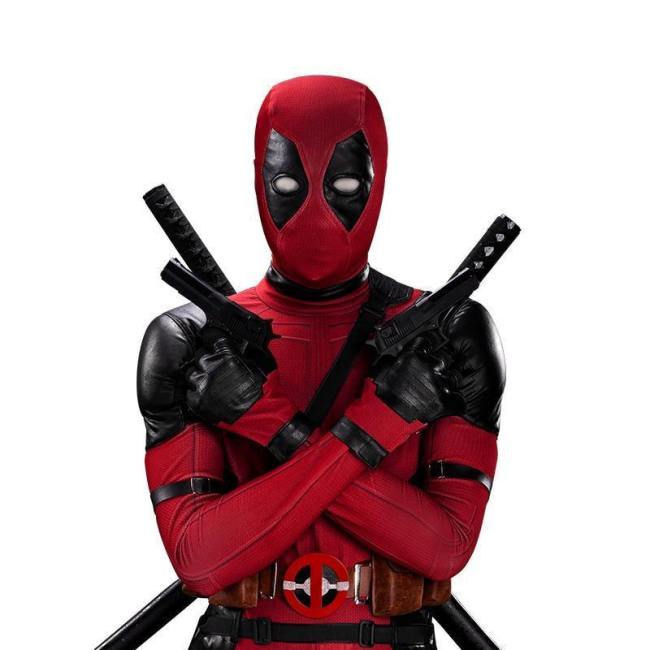 Deadpool 2 Bodysuit Deluxe Full Set Leather Outfits Cosplay Costumes