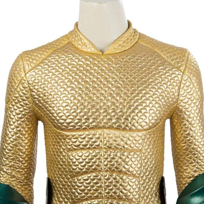 Justice League Arthur Curry Aquaman Cosplay Costume (High Quality Jumpsuit )