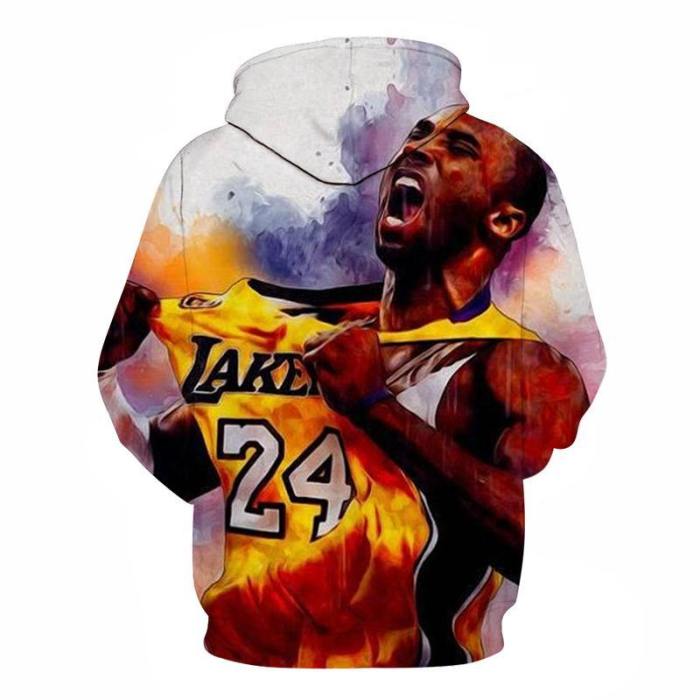 Yellow Kobe Bryant 3D - Sweatshirt, Hoodie, Pullover