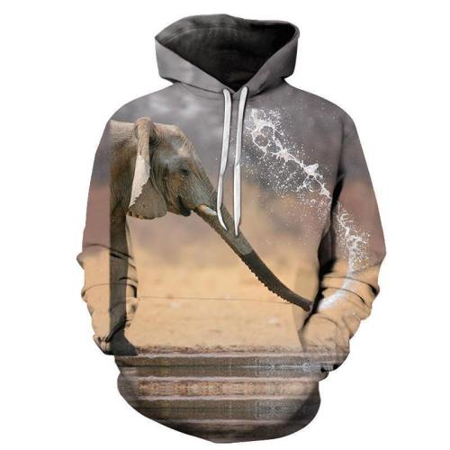 Elephant Trunk 3D - Sweatshirt, Hoodie, Pullover